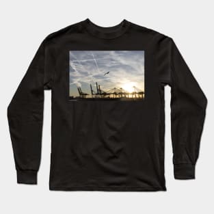 Port at Sunset Long Sleeve T-Shirt